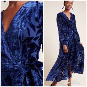 Anthropologie Hutch Daniella Velvet Maxi Dress